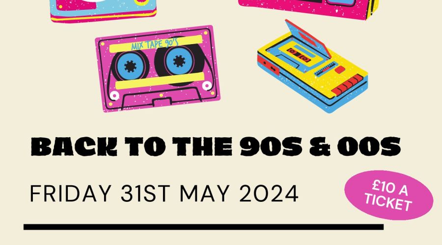 TICKETS NOW ON SALE FOR 90s/00s PARTY!